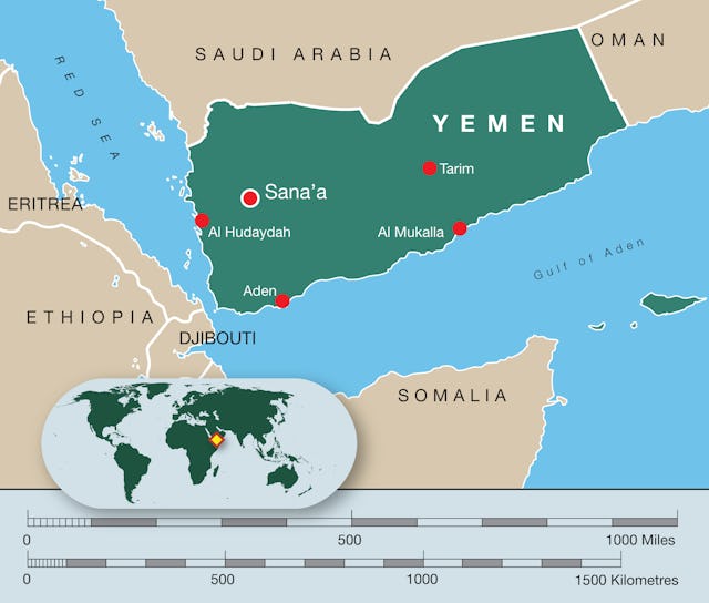 Map of Yemen