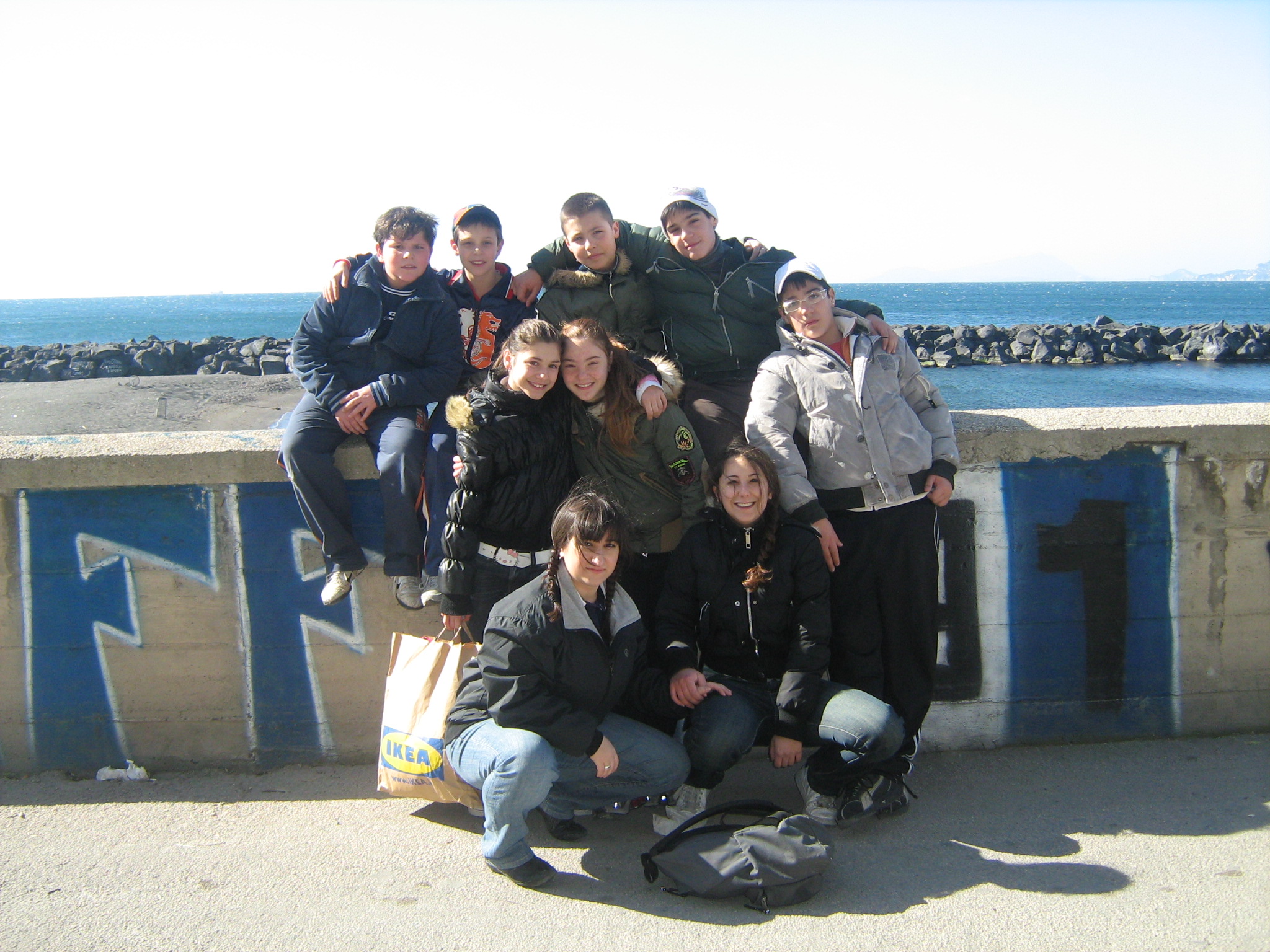 Youngsters in the Portici “junior youth” class, ages 11 to 14, combine class time with service projects and other activities. This month, the program starts up again for the year.