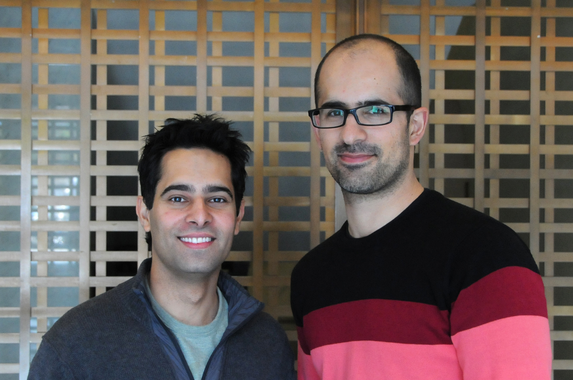 Nima Ferdowsi, left, a dentist, and Monib Mahdavi, a graphic designer, are the main organizers of Soul Food in Melbourne.