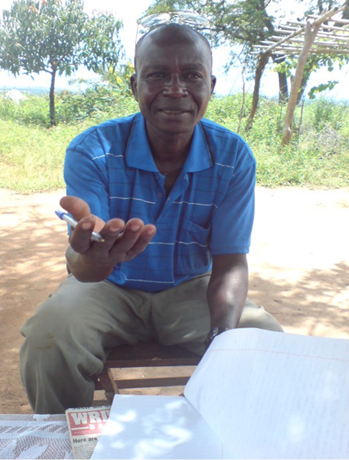 Onegiun Oreste, 56, who is Catholic, is a volunteer mentor for UPLIFT. He says people have learned attitudes and techniques that promote development, and that the interfaith nature of the program is particularly significant. He recounts seeing one learner proudly show her family that she could now read the Bible.