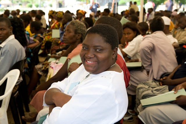 Sehla Masunda, a member of the National Spiritual Assembly of the Baha’is of Zimbabwe, was one of 80 Baha’is from her country to attend the conference in Lusaka.