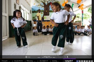 Photographs in the new Web presentation include this of children in Colombia. MORE PHOTOS »