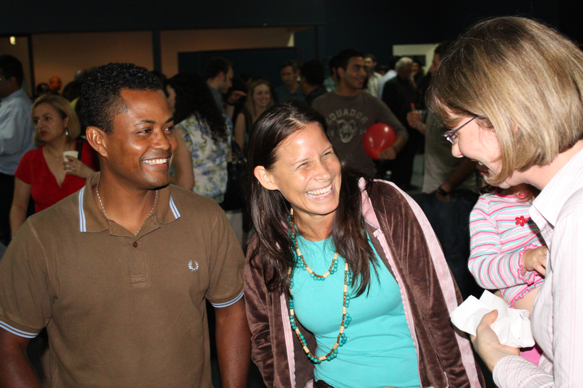In Brisbane, Australia, Baha’is and their friends meet for the celebration of the Birth of Baha’u’llah. Similar gatherings were held in thousands of localities the world over.