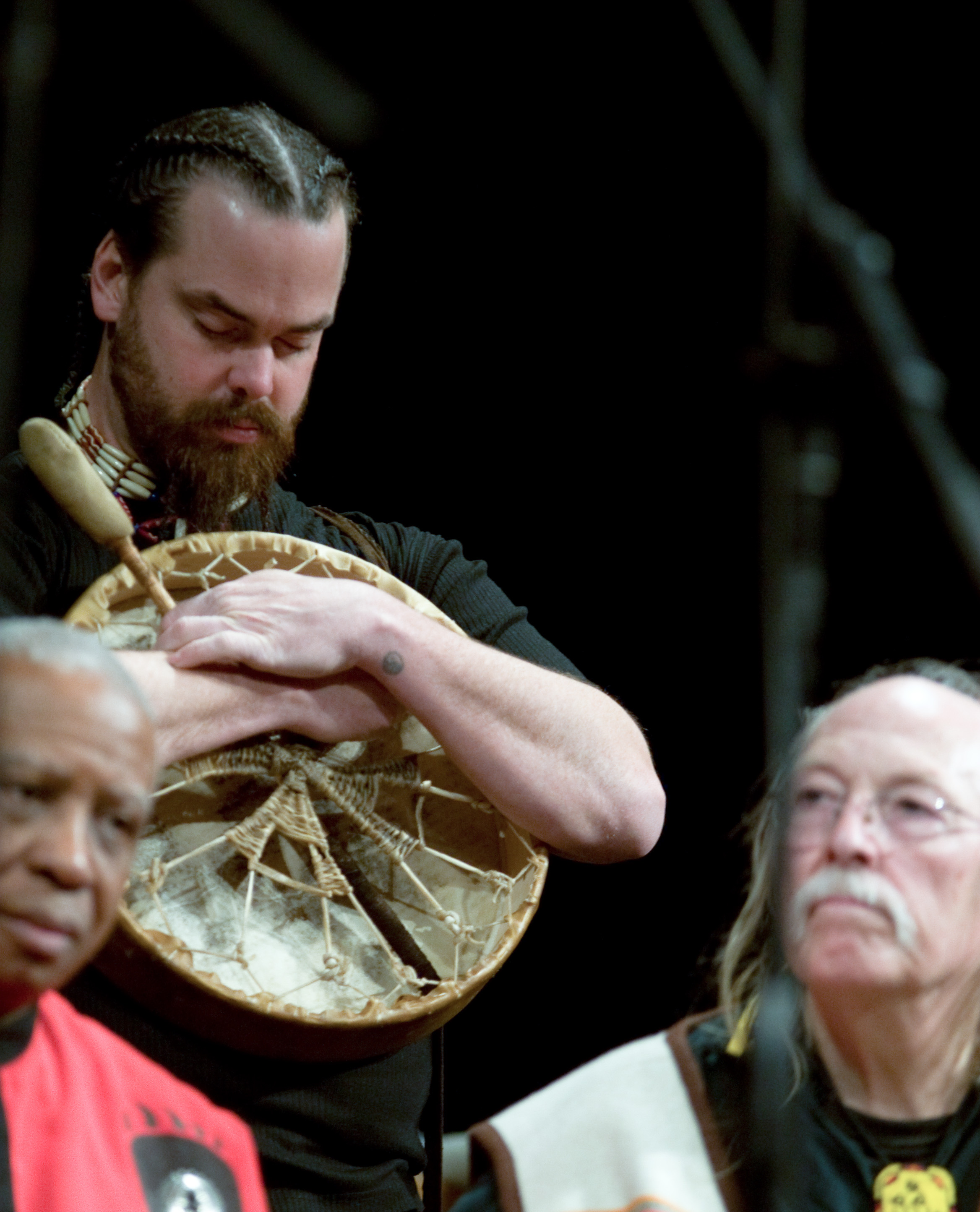 The sound of Native American drums and prayers greeted people at the opening of the Portland Regional Conference.