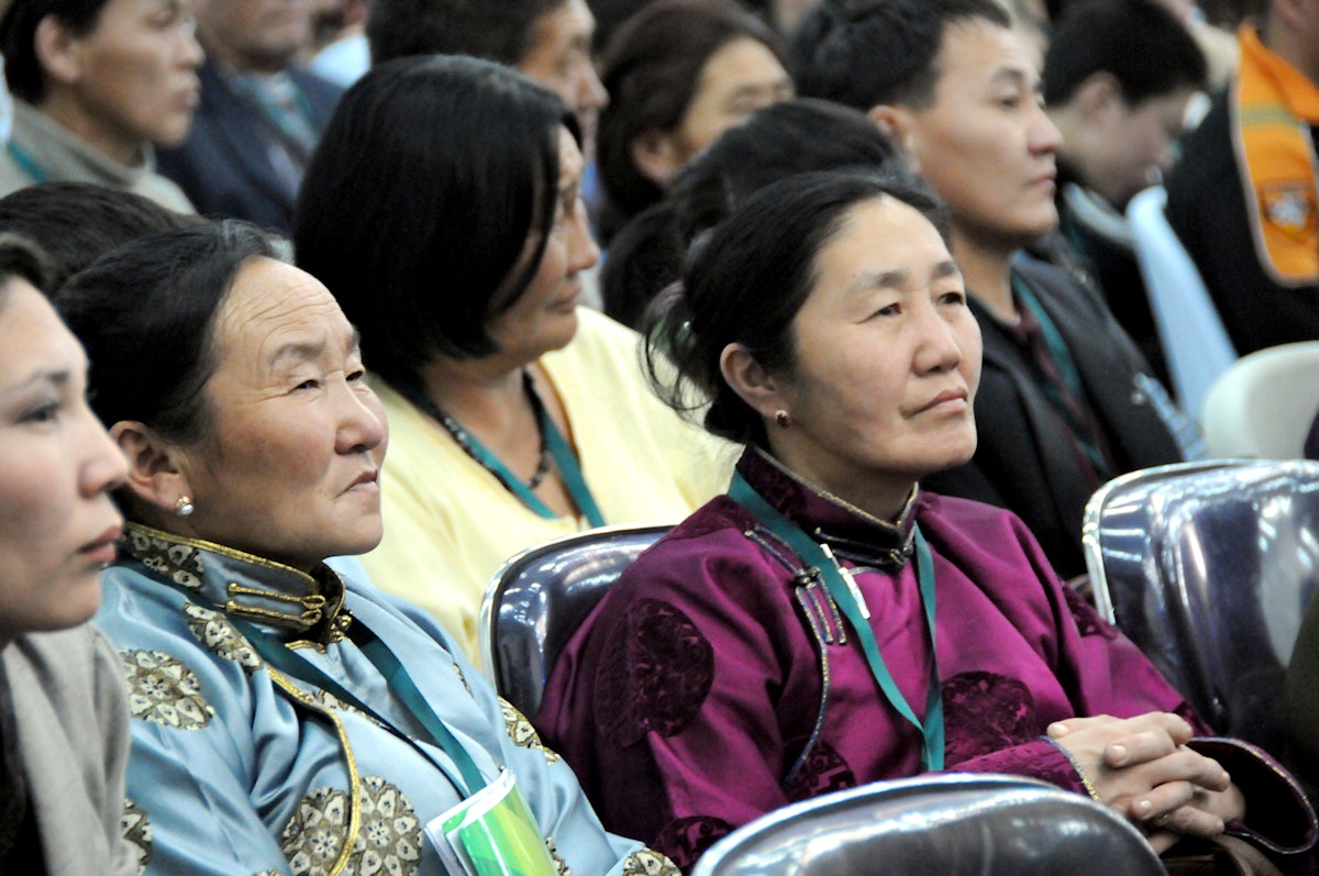 In Mongolia, all ages joined together in plenary sessions, workshops, and cultural performances.