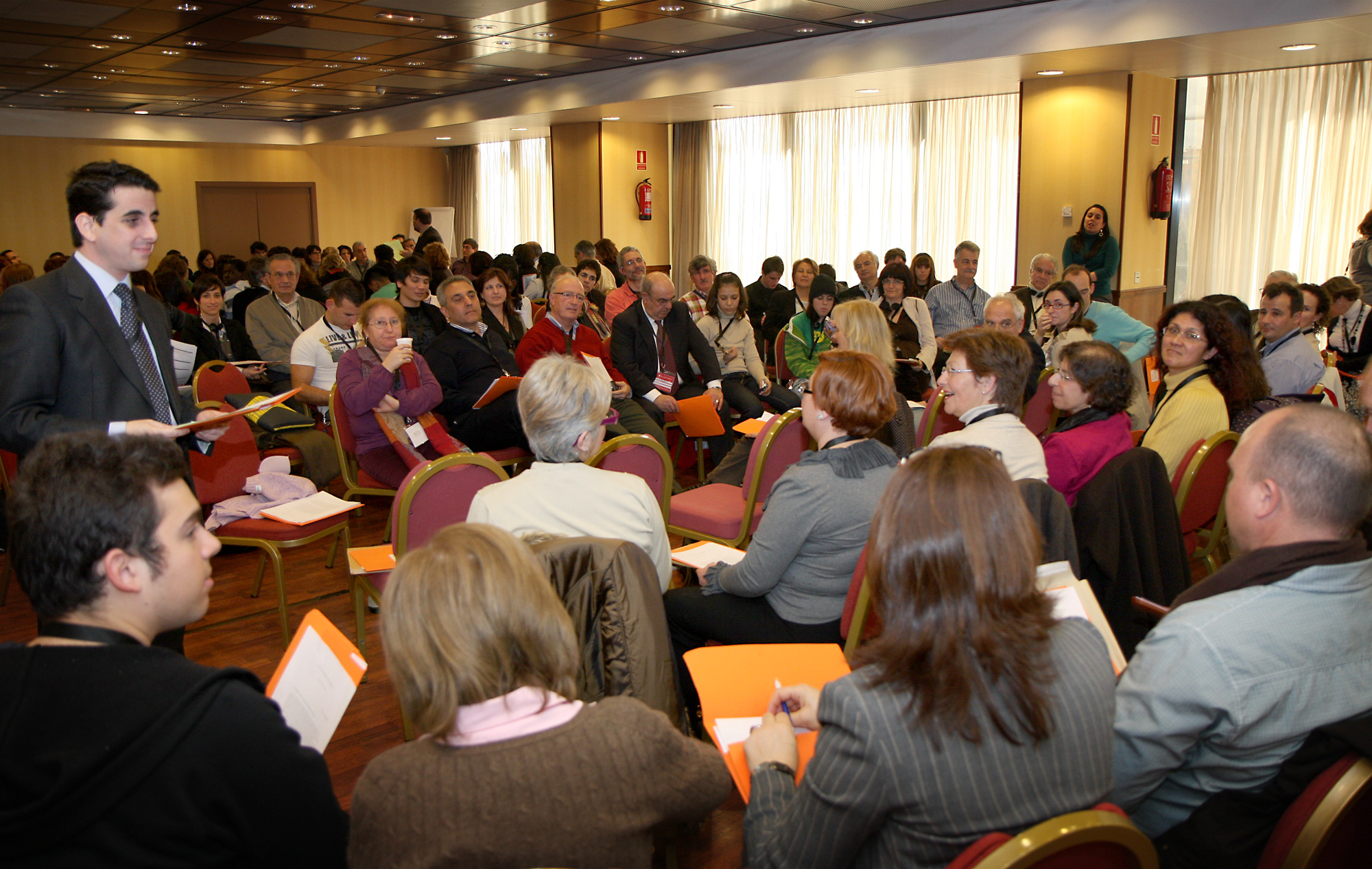 In Madrid, some 1,400 people gathered, representing Baha'i communities of the Spanish peninsula, Portugal, and the Canary Islands.
