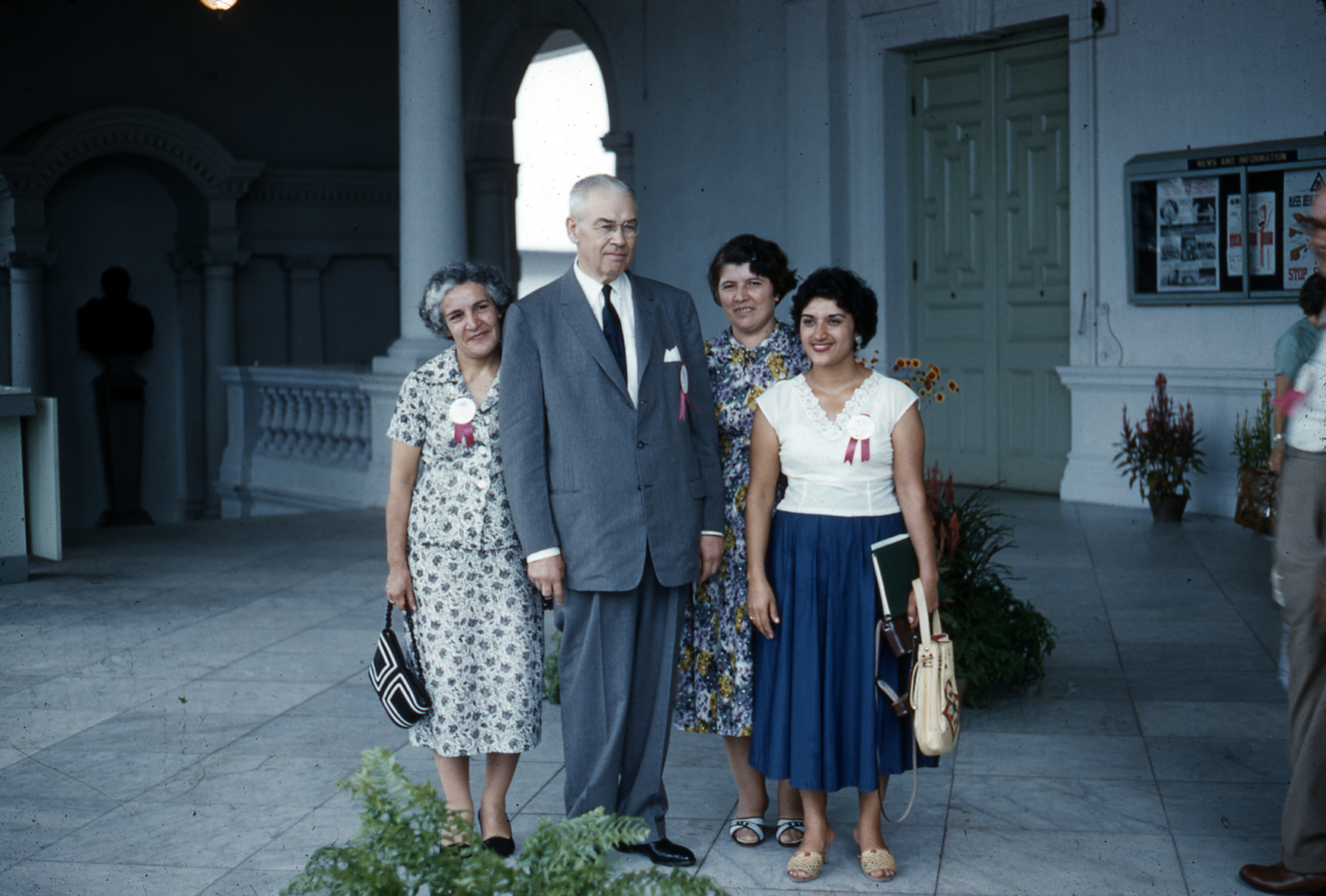 Leroy Ioas was the representative of the Guardian to the intercontinental conference in Singapore in 1958. (Baha’i World Centre photograph)