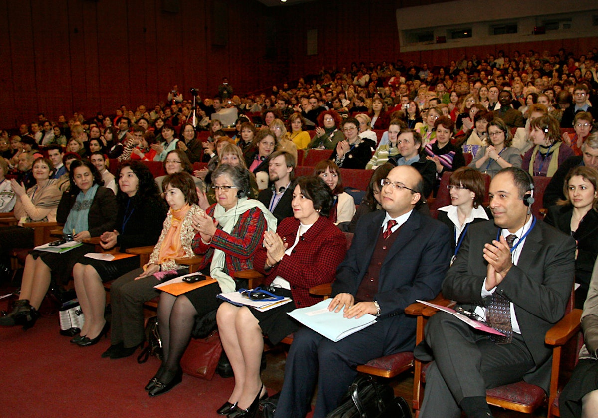 Baha'is from eight eastern European countries were among the 730 participants in Kiev.