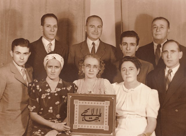 The Spiritual Assembly of Buenos Aires was first elected in May 1940. This group, and that of Bahia, Brazil, were the first such assemblies in South America. (Photo courtesy of the Baha'is of Buenos Aires)