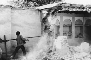 The House of the Bab in Shiraz, Iran, where He declared His mission as a Messenger of God, was destroyed 30 years ago this year – in 1979 – by a mob aided by Revolutionary Guards.