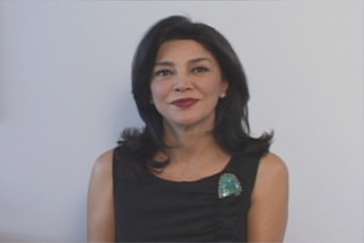 Actress Shohreh Aghdashloo spoke by video to the gathering in Washington, saying she stands "with many others around the world" in supporting the Iranian Baha'is.