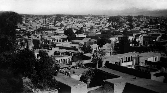 Tehran, the city where Baha'u'llah was born in 1817. This photograph was taken around 1930. (Photo copyright Baha'i International Community)