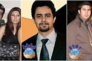 کميتۂ گزارشگران حقوق بشر اين عکسها را منتشر کرده و نوشته است اين افراد، شامل دو زوج، از جمله بهائيان بازداشت شده در روز ۱۳ دی ۱۳۸۸ هستند.