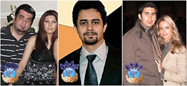 کميتۂ گزارشگران حقوق بشر اين عکسها را منتشر کرده و نوشته است اين افراد، شامل دو زوج، از جمله بهائيان بازداشت شده در روز ۱۳ دی ۱۳۸۸ هستند.