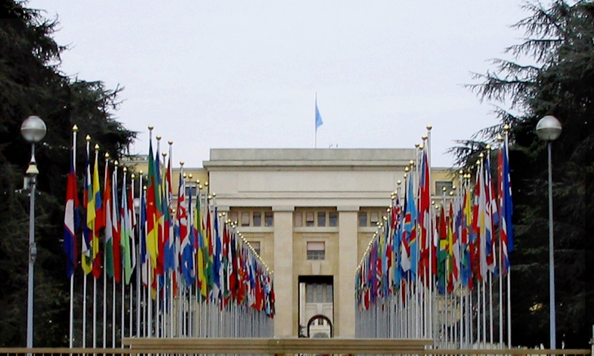 The UN Human Rights Council focused on the situation in Iran in a session on 15 February at the Palace of Nations, the Geneva headquarters of the United Nations.