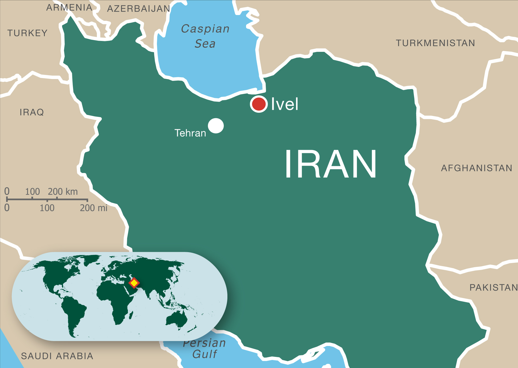 Ivel is a remote village in the province of Mazandaran in northern Iran, about 90 kilometers from the city of Sari.