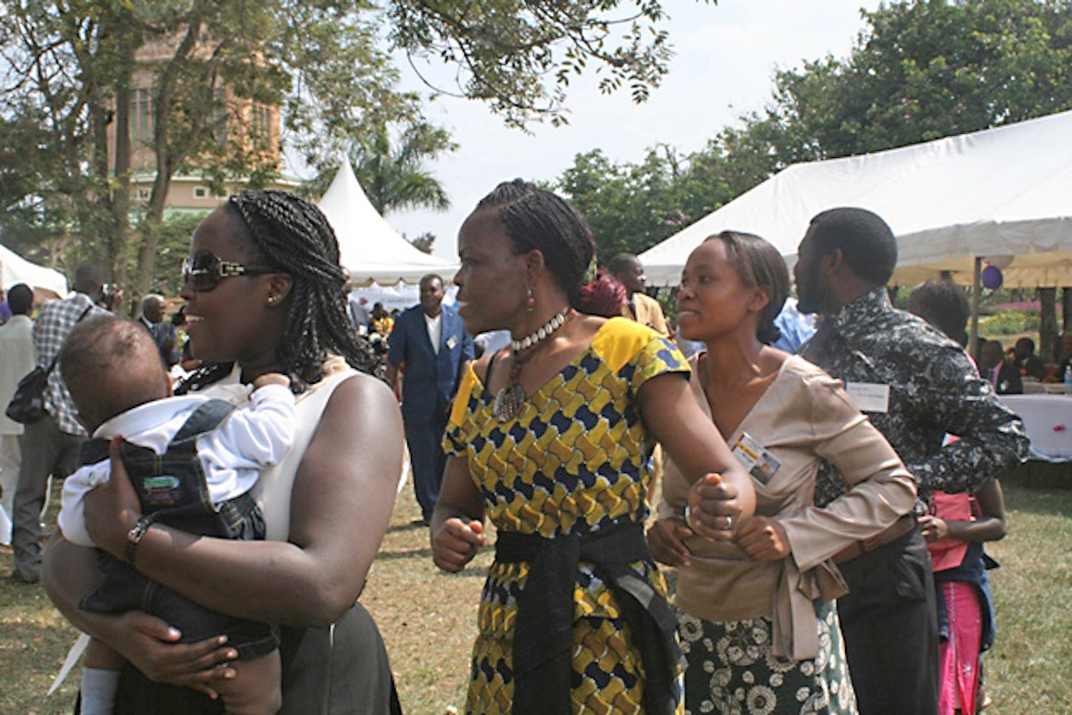Visitors from around a dozen African nations joined in the fiftieth anniversary celebrations for the Baha'i House of Worship in Kampala, Uganda. "The weekend reminded me of the analogy in the Baha'i Writings which explains that the charm and beauty of a garden lies in the diversity of its flowers," said Joseph Okulo from Uganda. "Really, I saw various faces coming from various countries in Africa and the world - and it was really very enjoyable. I did not want this event to finish, I wanted it to continue more and more."