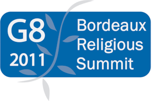 نشست سران رهبران دینی گروه ۸ در ۲۳ و ۲۴ مه در بوردو برگزار شد و هفتمین جلسه از مجموعۀ گردهم آیی های بین دینی با هدف شناسایی زمینه های توافق اخلاقی بین ادیان بود.