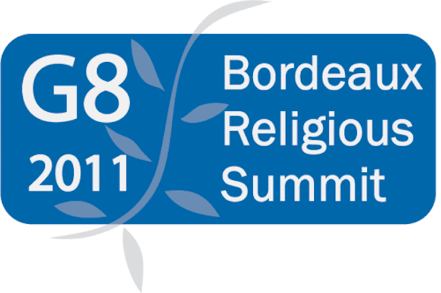 Some 30 senior religious representatives gathered at the G8 Religious Summit in Bordeaux, 23-24 May 2011, the seventh in a series of interfaith gatherings aimed at identifying areas of moral consensus among religions.
