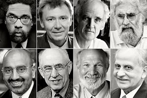 چهل و سه تن از فیلسوفان و متخصصان برجستۀ الهیات نامۀ سرگشاده ای را امضا کرده اند که از ایران می خواهد آزار بهائیان جوان را که خواهان دسترسی به آموزش عالی هستند، متوقّف سازد. چند تن از این شخصیت های برجسته عبارتند از: (ردیف بالا، چپ به راست) کورنل وست (پرینستون، ایالات متّحدۀ آمریکا)، گراهام وارد (آکسفورد، بریتانیا)، چارلز تیلور (مک گیل، کانادا)، لئوناردو بوف (ریو دو ژانیرو، برزیل)؛ (ردیف پایین، چپ به راست) ابراهیم موسی (دوک، ایالات متّحدۀ آمریکا)، هیلاری پوتنام (هاروارد، ایالات متّحدۀ آمریکا)، استنلی هوورواس (دوک، ایالات متّحدۀ آمریکا) و طاهر محمود (عضو سابق، کمیسیون حقوق، هند)