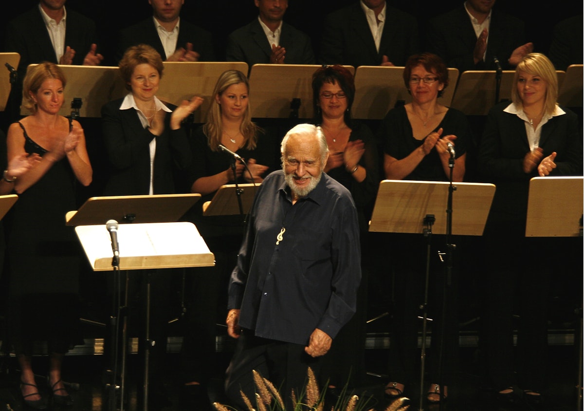In 2008, at the age of 92, Russell Garcia embarked on a concert tour of Austria, which was reported by the Baha'i World News Service.