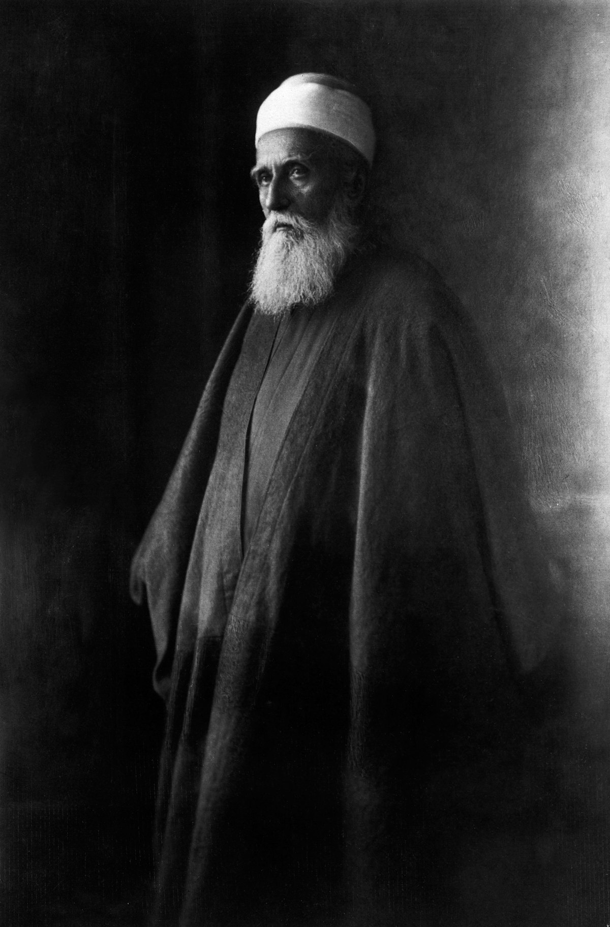 'Abdu'l-Baha (1844-1921), photographed in Paris during His historic travels 1910-1913.