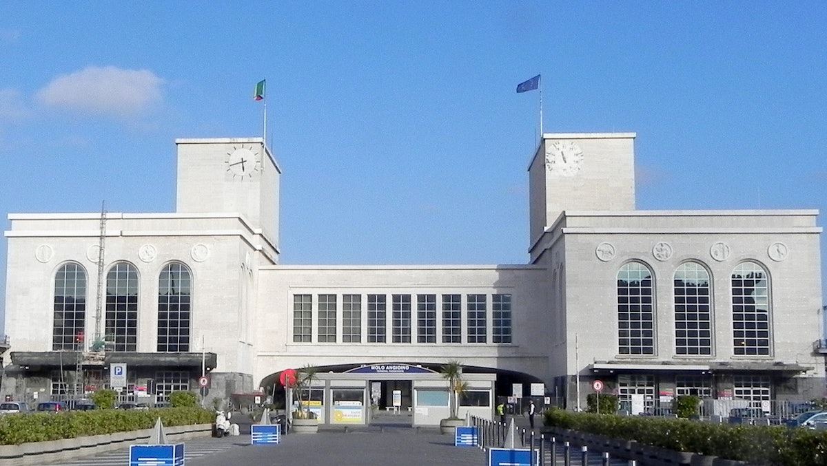 The maritime station of the port of Naples, Italy, where the centenary of 'Abdu'l-Baha's visit was commemorated, 31 March to 1 April 2012.