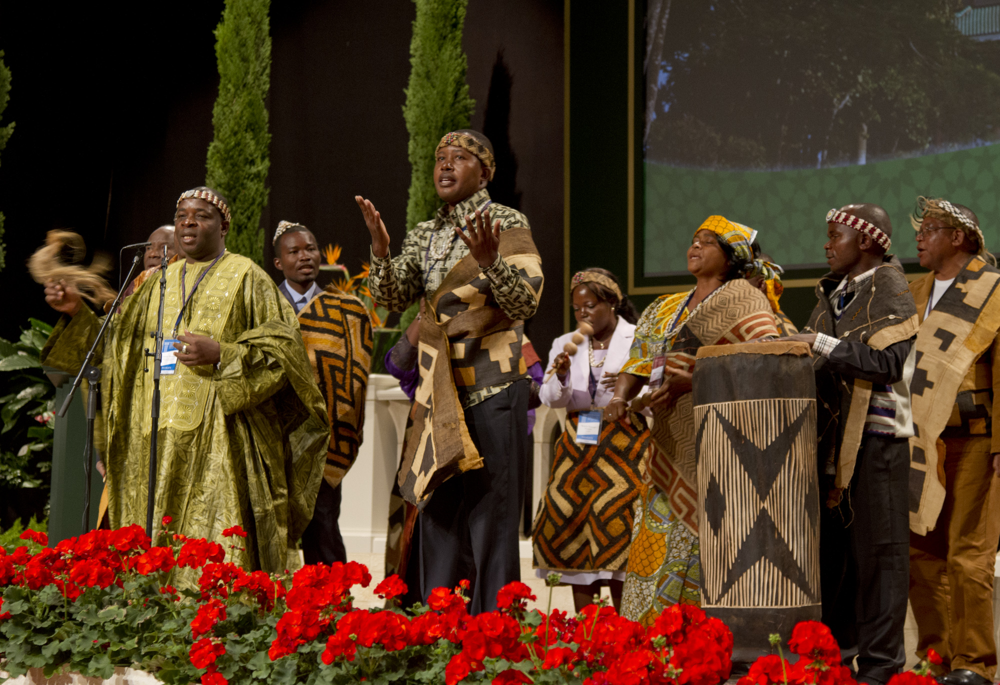The consultative sessions were punctuated with vibrant musical presentations from various countries, including one dedicated to the Baha'is of Iran.