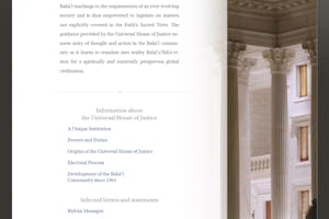 Sitio web oficial de la Casa Universal de Justicia