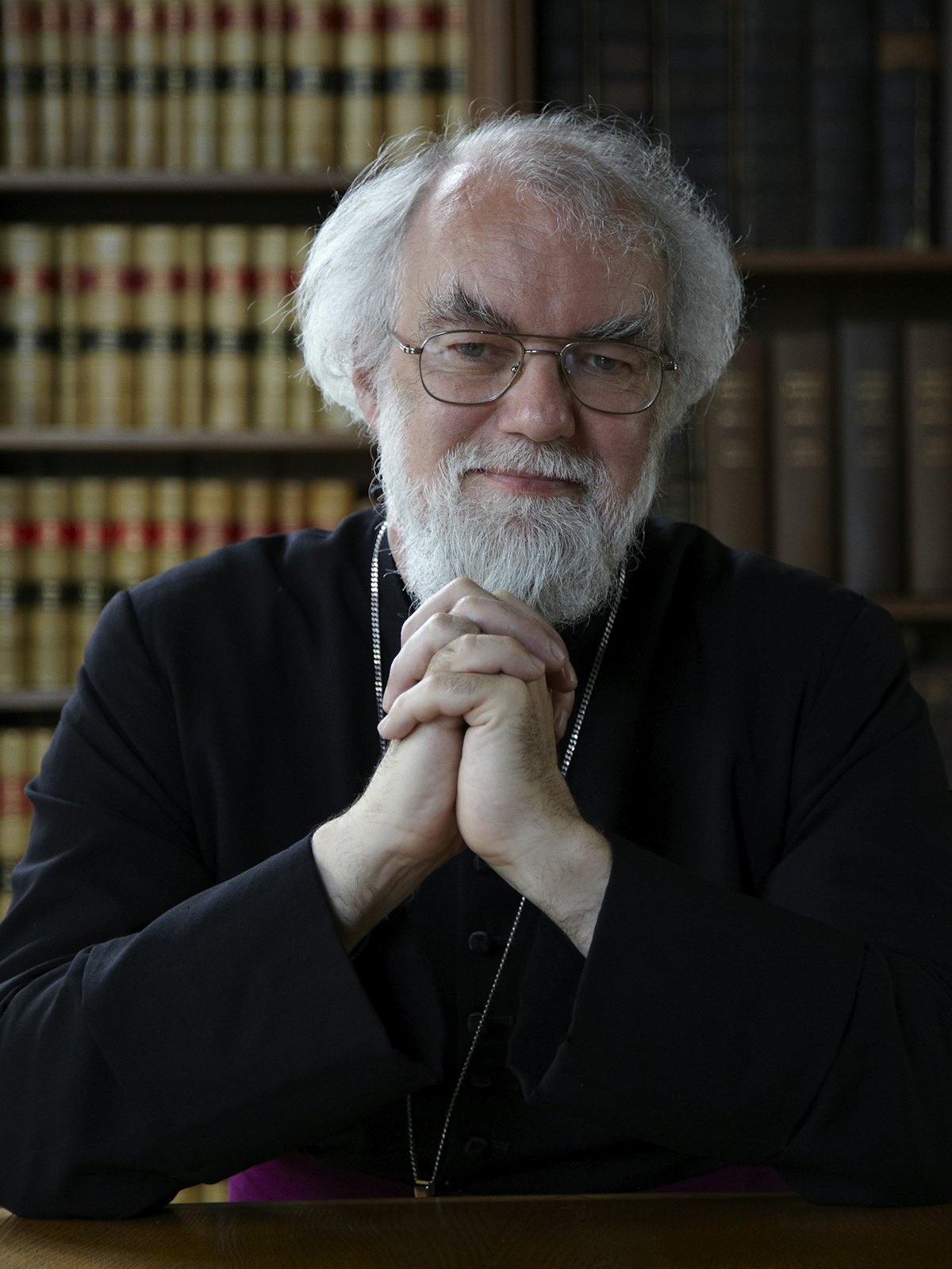 Dr. Rowan Williams, former archbishop of Canterbury. As the archbishop of Canterbury, Dr. Williams was the most senior bishop of the worldwide Anglican Communion. He has called Ayatollah Tehrani's gift to the Baha'is an act of "immense significance". (Photo courtesy of Magdalene College)