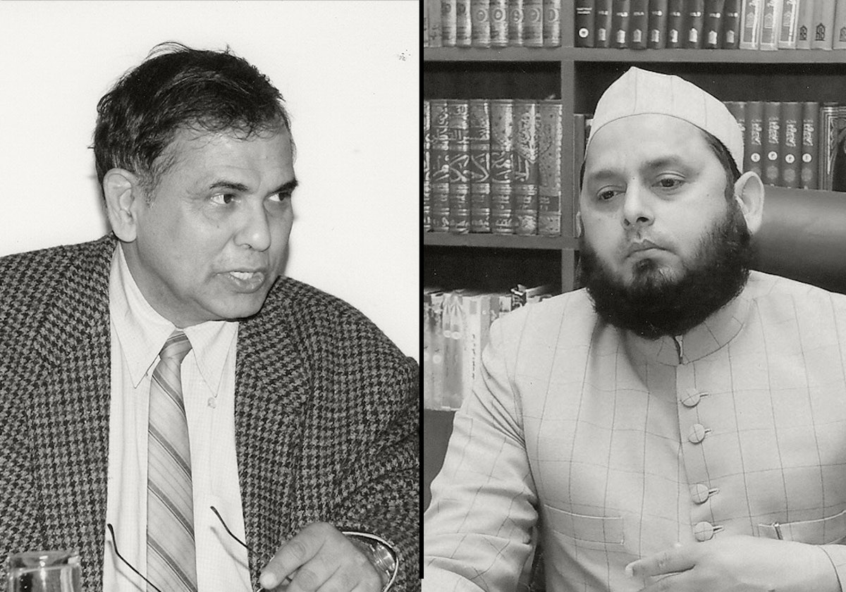 Dr. Amitabh Kundu (left), an internationally recognized author of more than 25 books on economics, development, and social science, and Maulana Khalid Rasheed Farangi Mahli (right), head of the Islamic Centre of India, are among the prominent leaders in India who have responded to the courageous action of Ayatollah Tehrani with statements of support and hope.