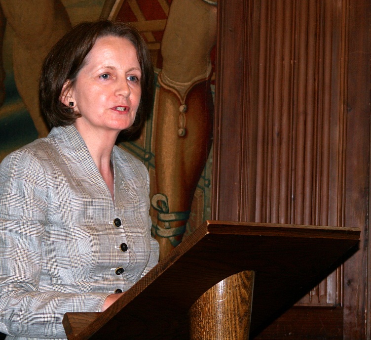 Fidelma Meehan, a member of the National Spiritual Assembly of the Baha'is of the UK, said it was "heartwarming" to see such a diverse group of people gather in support of the human rights of the Baha'is in Iran.