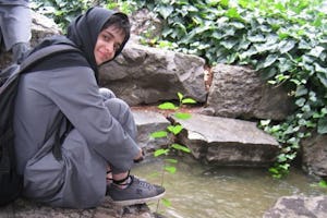 عکس بدون تاریخی از شادان شیرازی، در یکی از بیش از بیست وبسایت فارسی زبانی که در بارۀ ماجرای اخراج او از دانشگاه پس از کسب رتبهی بالا در کنکور نوشتهاند.