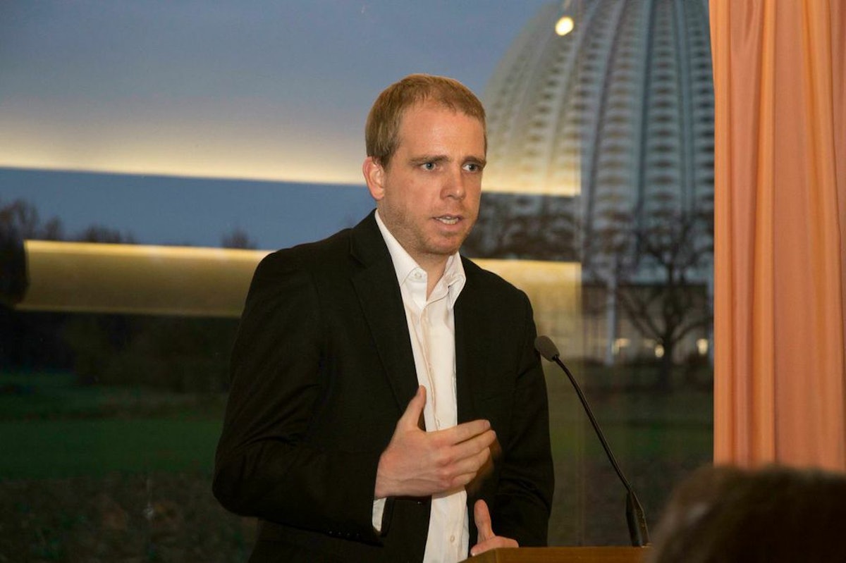 Markus End discussed his recently published study on the portrayal of the Roma in the German media at the National Baha'i Centre outside Frankfurt, Germany on 7 December 2014. During his remarks at the event, he explained that language and images in the media consolidate stereotypes and prejudices in society, accentuating the "othering" that comes to characterize popular attitudes towards some ethnic minorities.