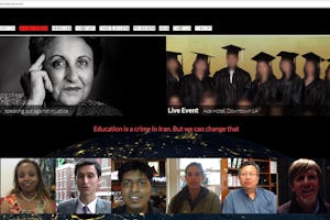 The website for the Education is Not a Crime campaign contains statements of support from prominent Iranians and human rights activists, as well as videos uploaded by individuals from around the world.