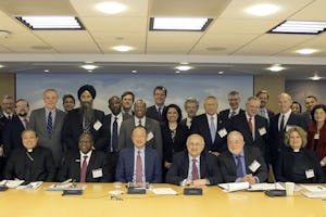 Religious leaders and World Bank officials gathered in February 2015 to discuss the moral imperative for ending extreme poverty