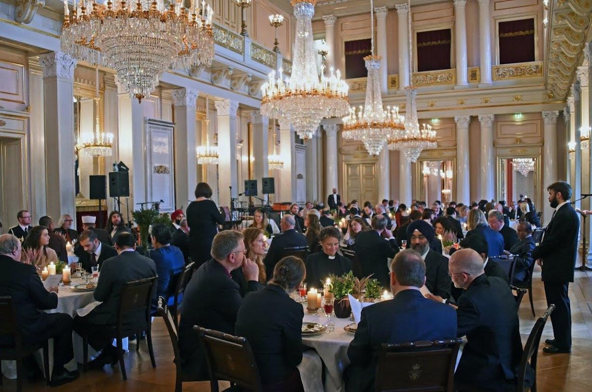 Up to 90 representatives from diverse religious organizations gathered at the royal palace in Oslo earlier this month as part of efforts to promote greater inter-religious dialogue and understanding. (Photo by Baha'i community of Norway)