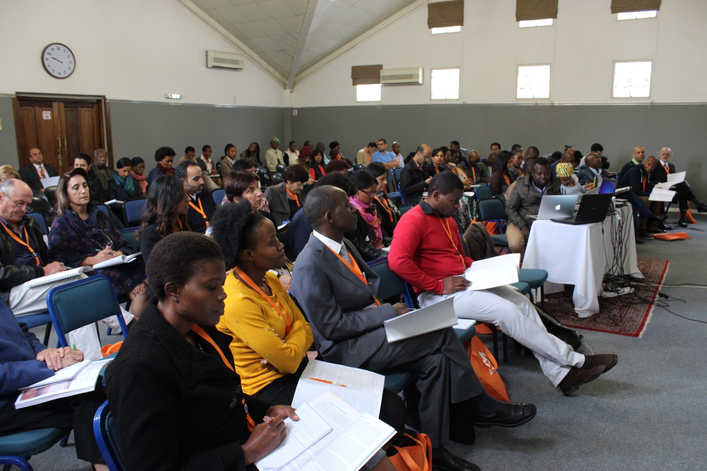 Participants at the 2016 national convention in South Africa during a session.