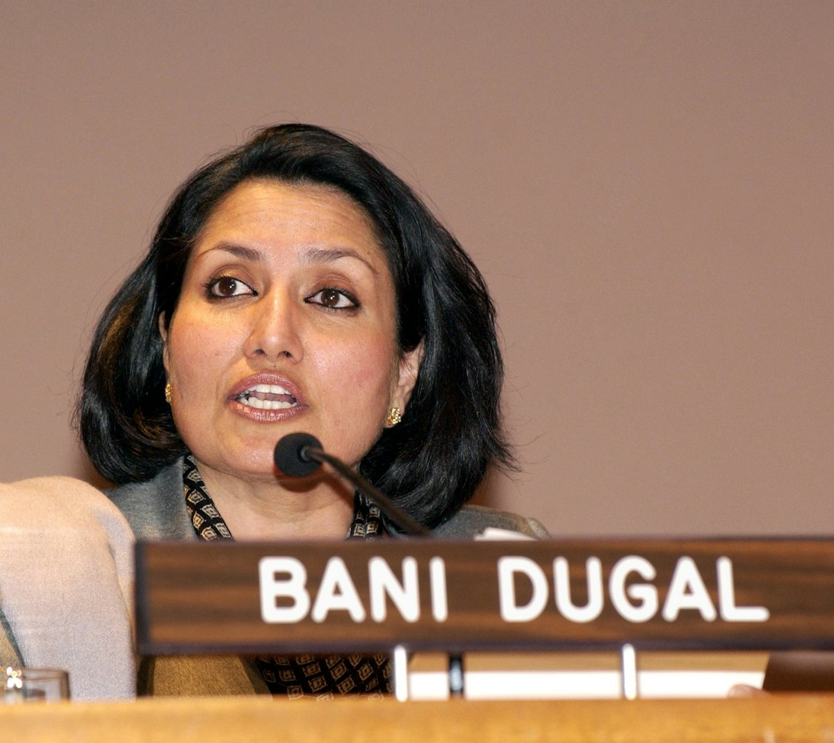 Bani Dugal, principal representative of the Baha'i International Community to the United Nations