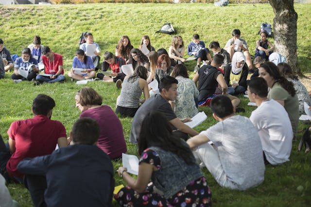 Youth at a gathering in Vancouver, Canada in May 2016.