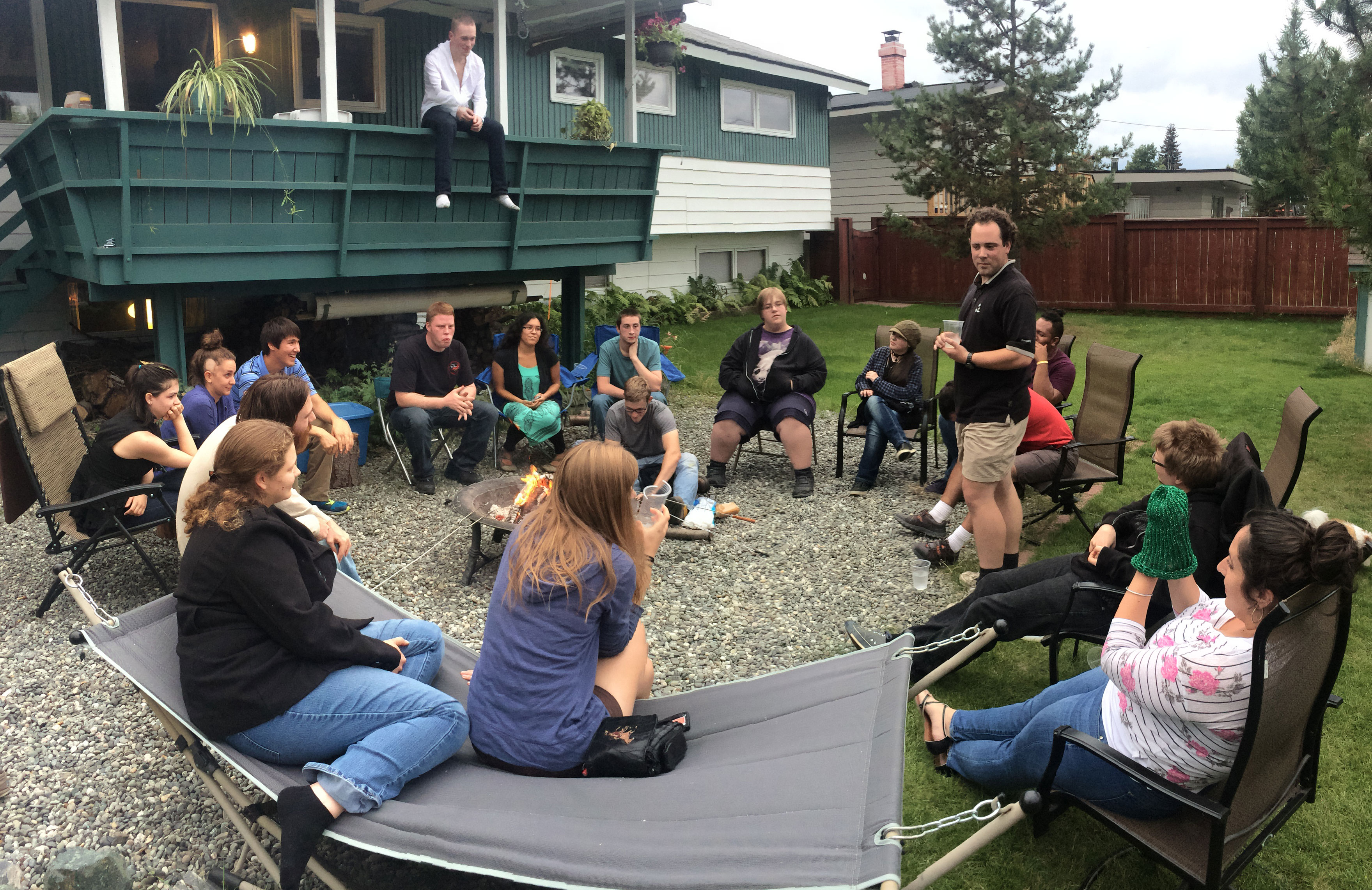 Youth at a gathering in Alaska, U.S.A. in August 2015.