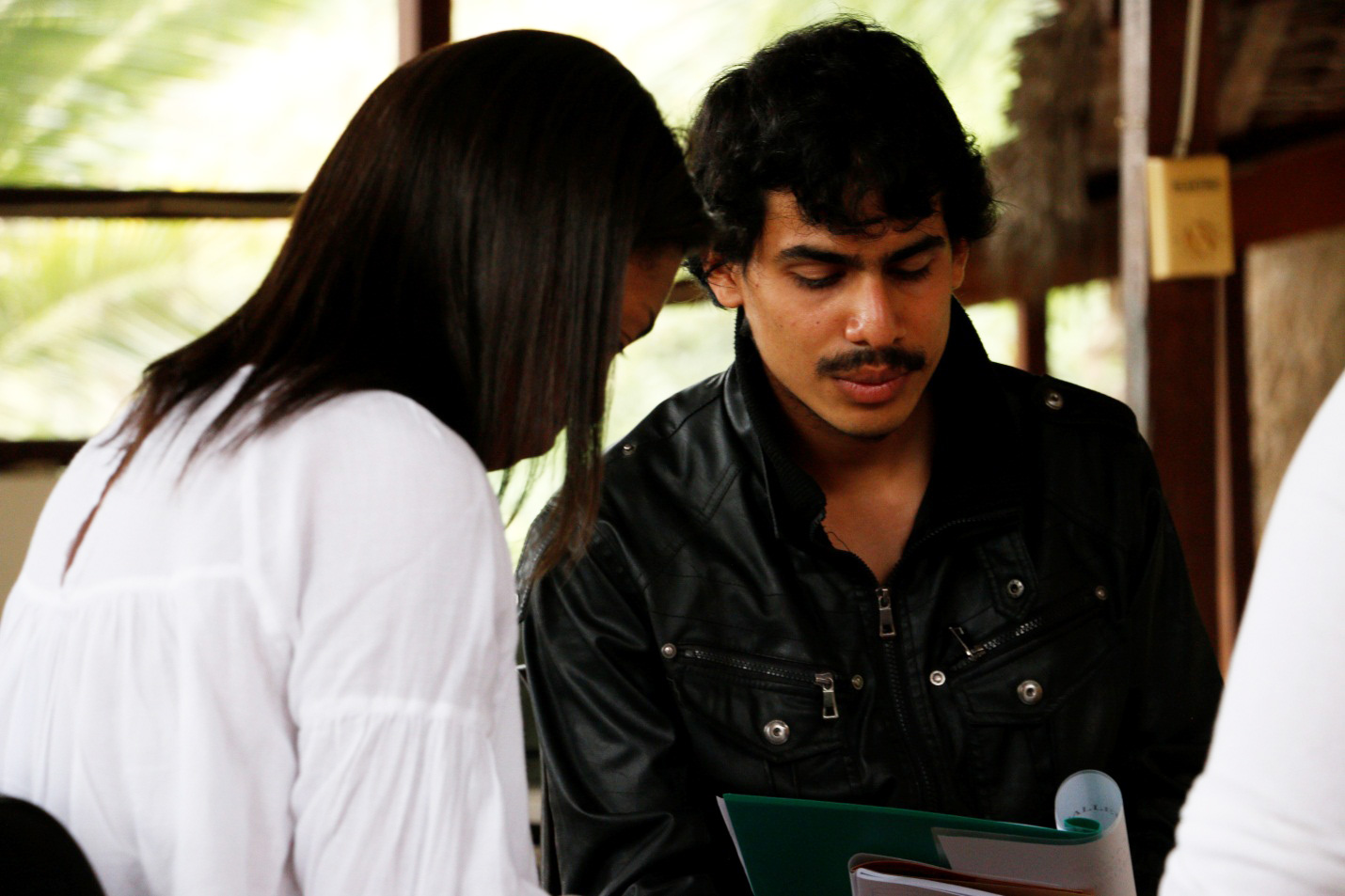 Participants at the most recent annual songwriting workshop in Ecuador