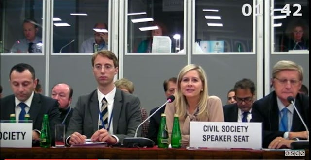 Rachel Bayani from the Baha'i International Community Brussels Office