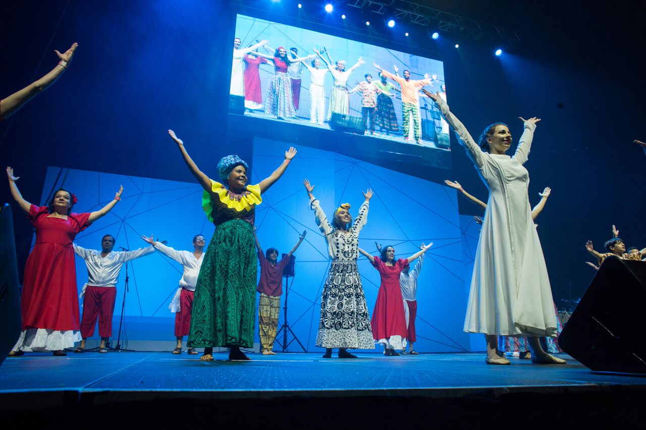 Music and dance reflecting the rich cultural landscape of South America’s Baha’i communities imbued this historic occasion with a joyful and uplifting spirit.