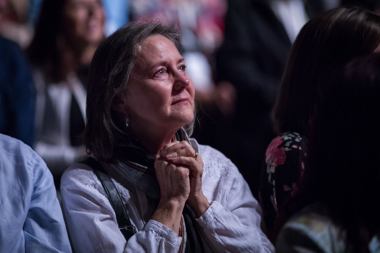 At times, the audience was singing and dancing and at others moved to tears by the beauty and spirit of the occasion.