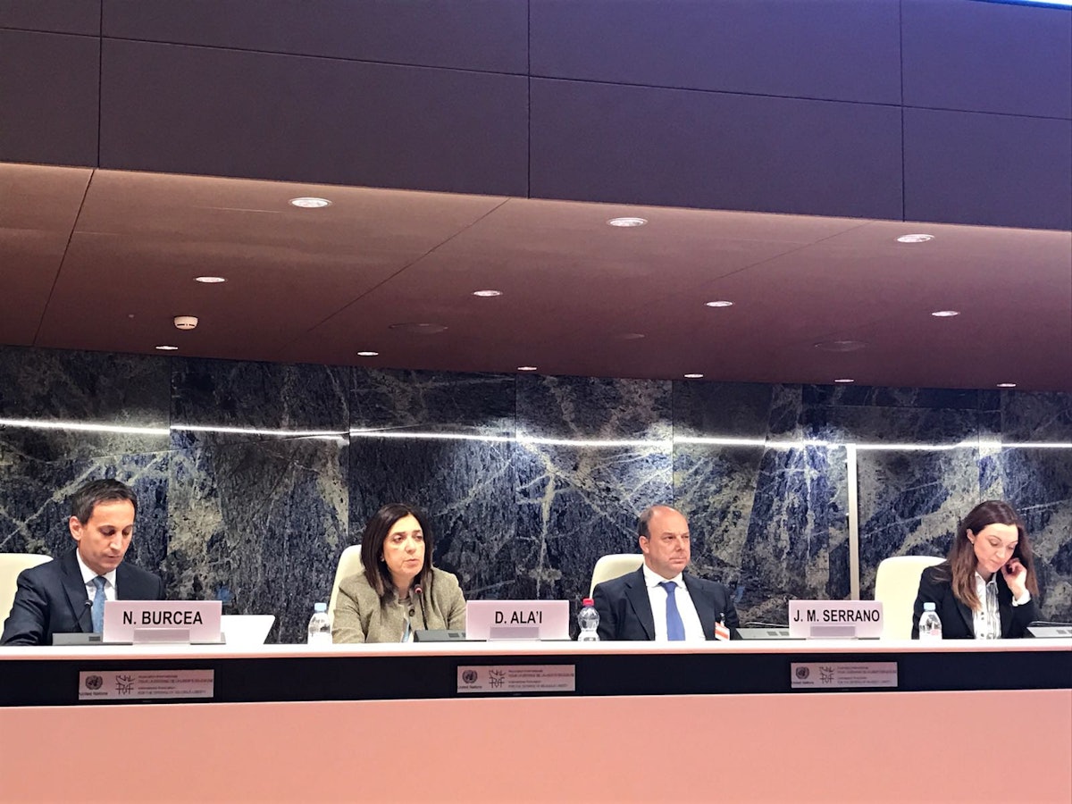 Diane Ala’i, representative of the Baha'i International Community to the United Nations in Geneva, discussed the importance of cultivating unity between diverse populations. “Living side by side is not enough,” she explained. “People of different faiths must learn to live together.”