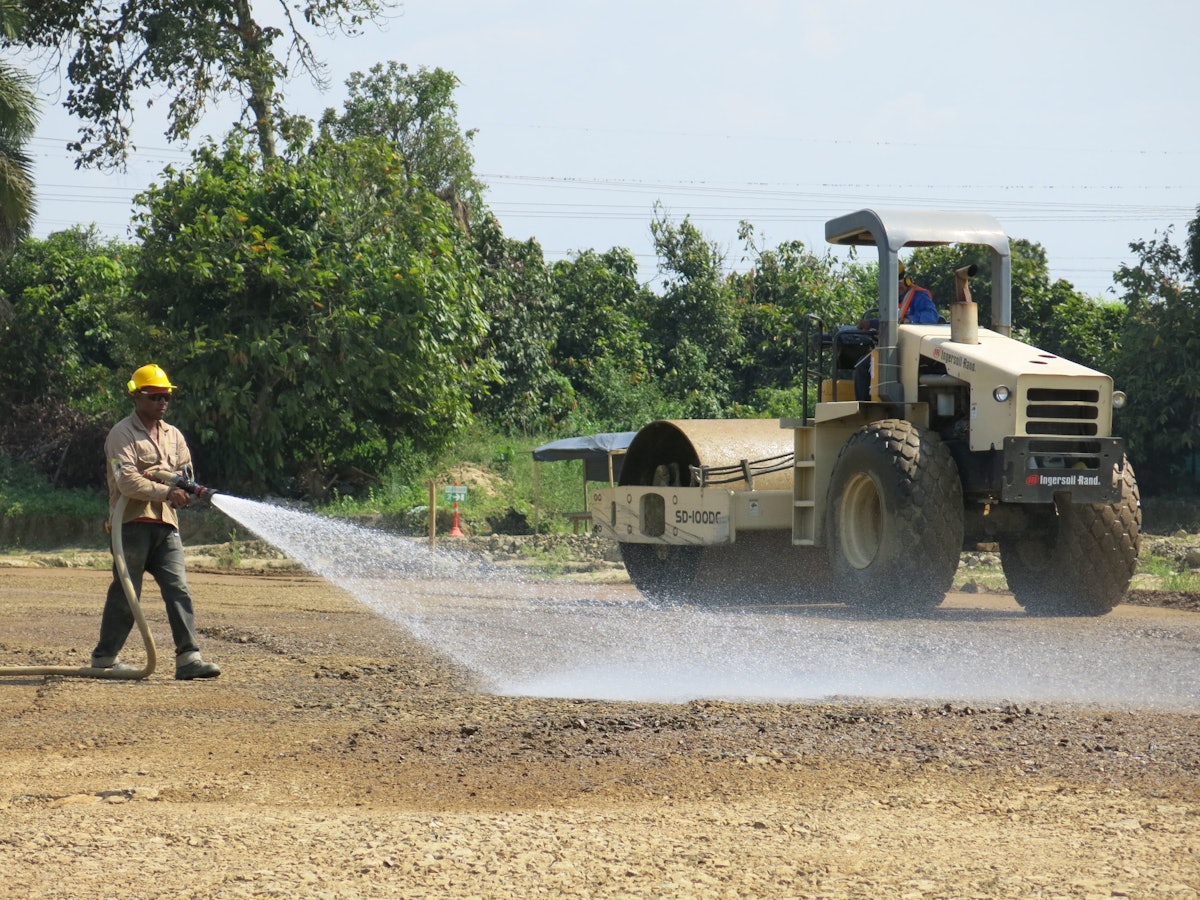 Contractors start work on the Temple site in Agua Azul, a village in Norte del Cauca, Colombia, where a local House of Worship is being built.