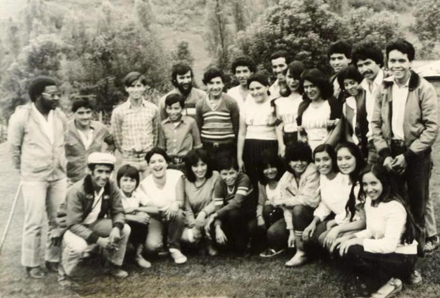 A group of SAT students in Colombia, 1982