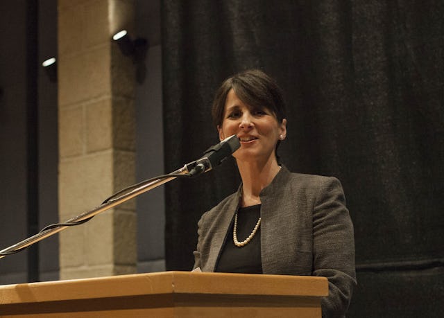 Sarah Vader, Deputy Secretary-General of the Baha'i International Community, opened the celebration with remarks about the meaning of Naw-Ruz for Baha'is and the significance of coming together to celebrate this holy day. "Naw-Ruz is about renewal and hope," reflected Ms. Vader afterward.