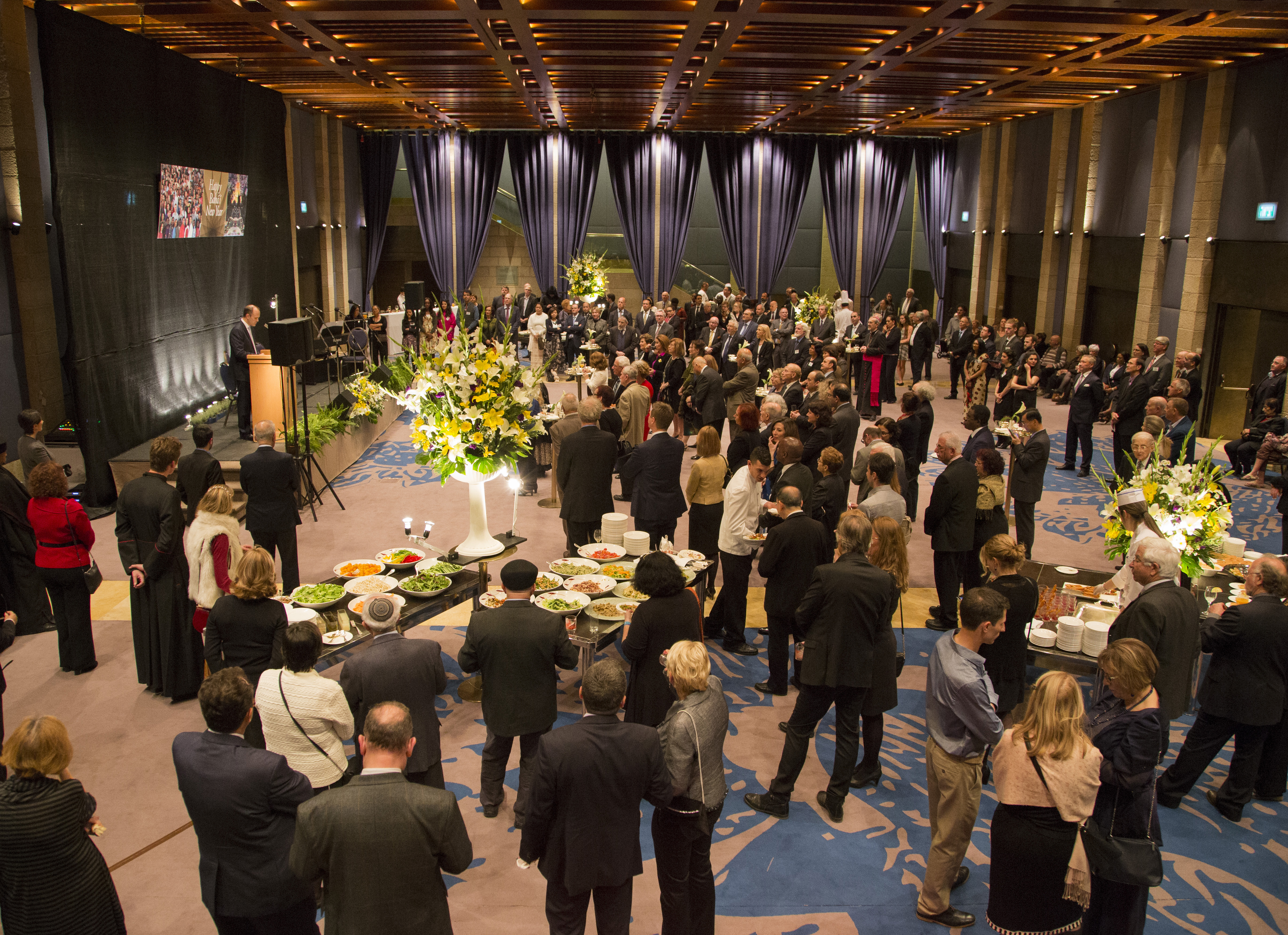 The Naw-Ruz reception in Jerusalem brought together an array of guests to commemorate the festive occasion of the new year.